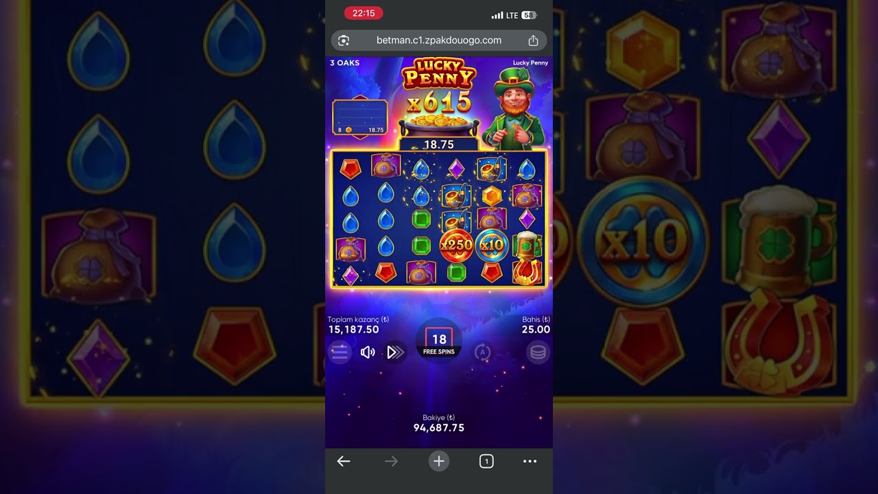 Lucky Penny&rsquo;de x2000 &Ccedil;ARPAN! Tek Oyunda 500.000 TL Kazandım 😱 #slot #luckypenny #bigwin #jackpot 