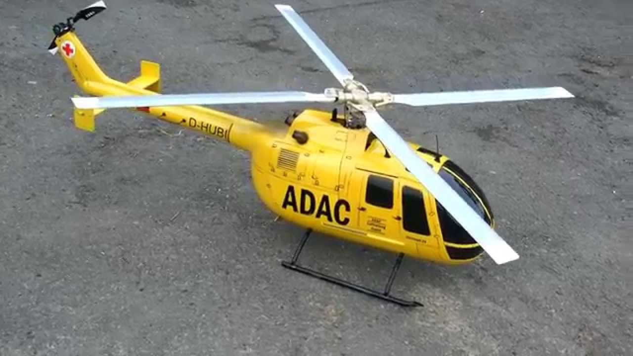 BO 105 Erstflug - Baubericht - Scale Heli BO 105 mit Logo 500 [Teil 10]