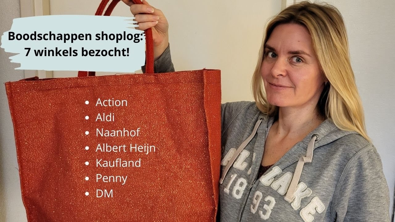 Shoplog: boodschappen van 7 verschillende winkels!