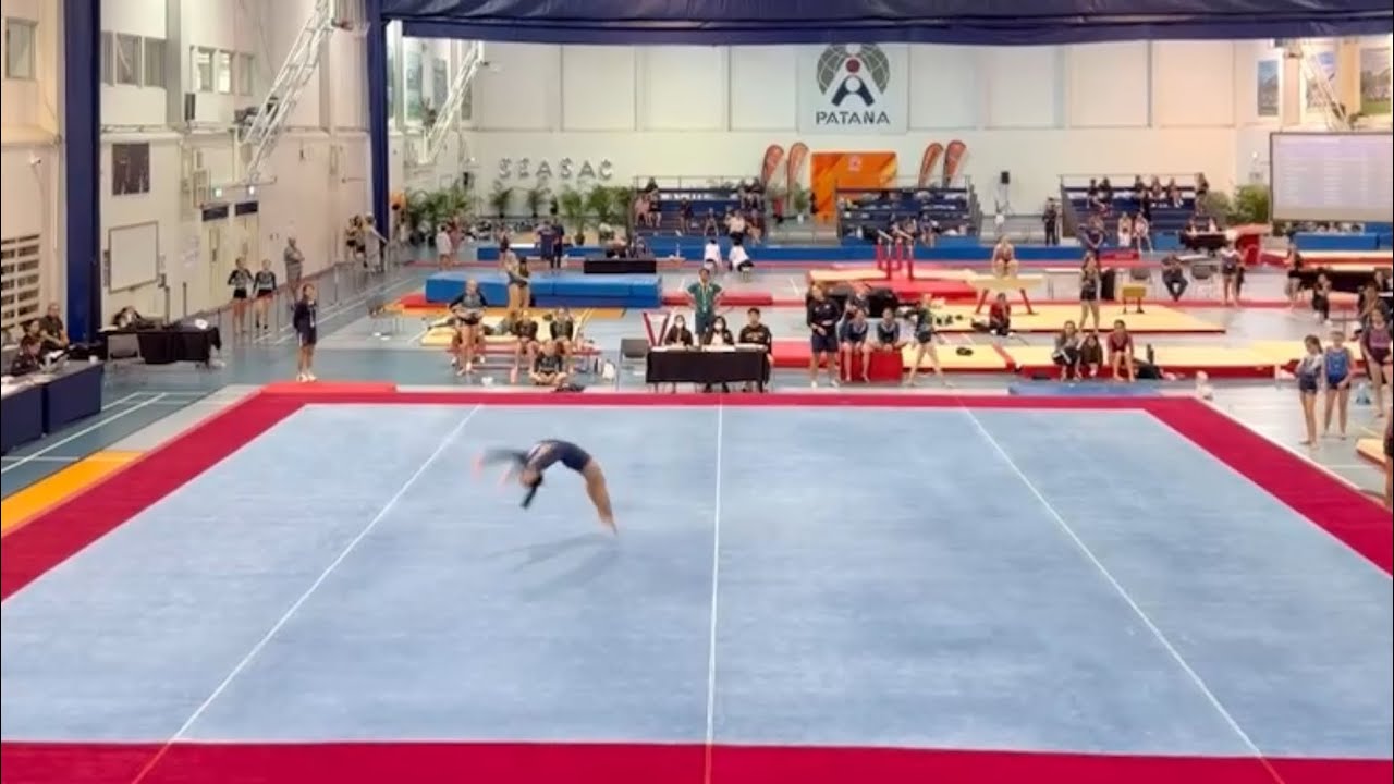 level 6 gymnastics routine - seasac 2025 - burlesque gymnastics floor music