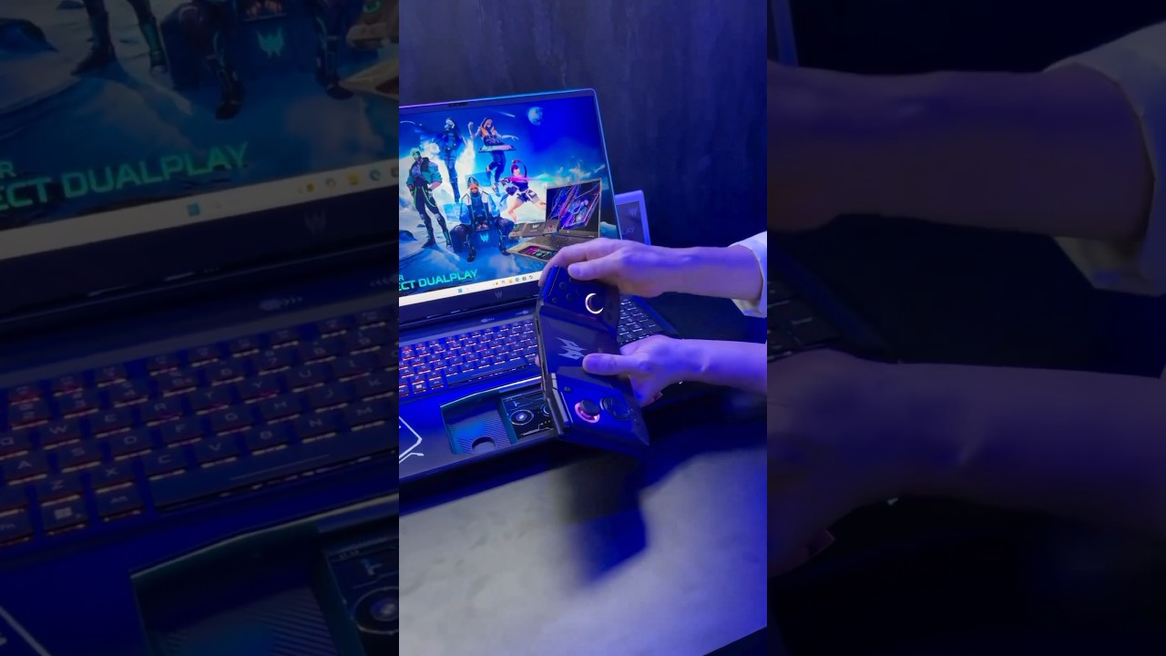 Ноутбук с геймпадом внутри от Acer