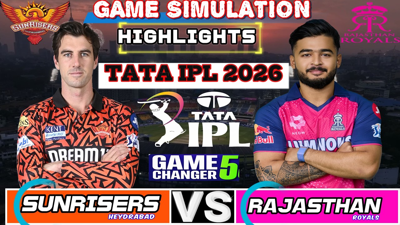 IPL 2026 Sunrisers Hyderabad vs Rajasthan Royals Highlights in Game Changer 5 #srhvsrr #ipl2026