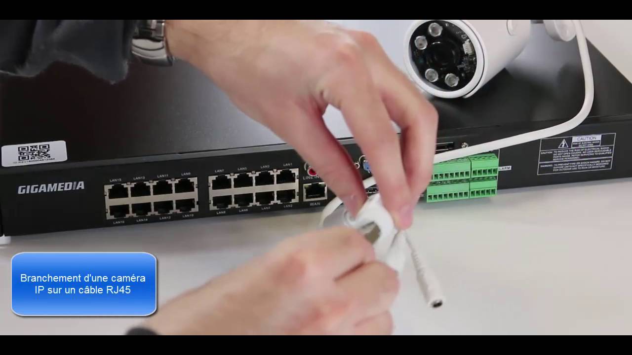Enregistreurs PoE pour caméra IP. Branchement et accès à distance