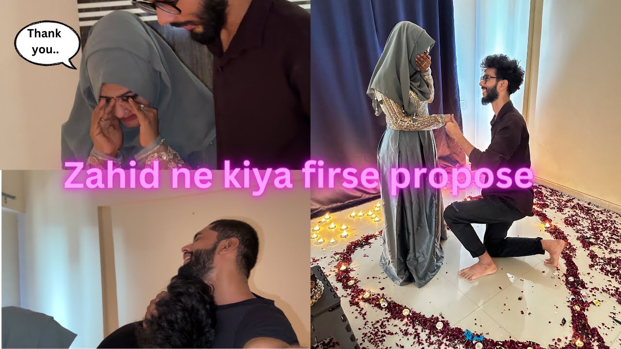 Propose kiya zahid ne | decoration with fokats | Ruhina emotional | 6 YEARS SPECIAL | AALTU FALTU |