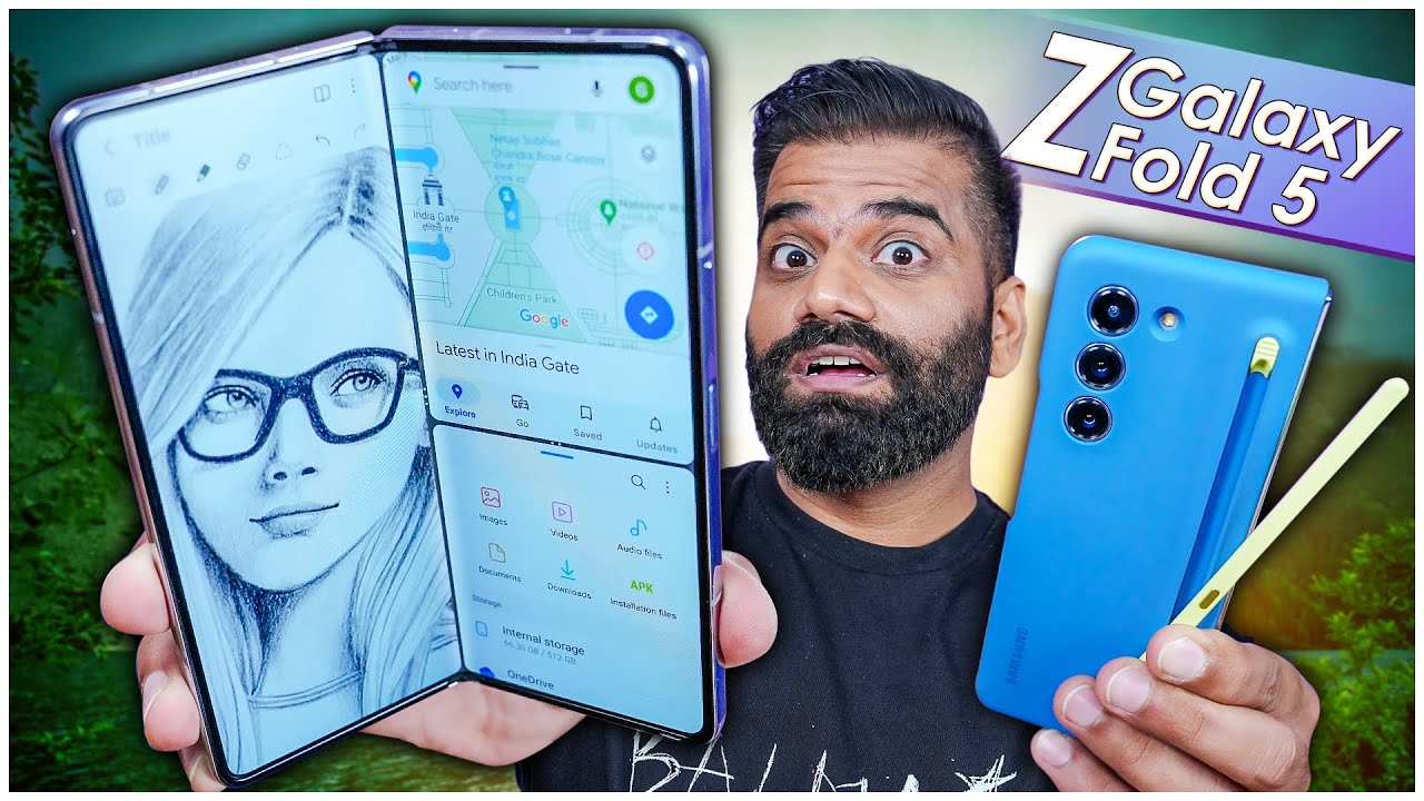 Samsung Galaxy Z Fold 5 Unboxing & First Look - Power Of The Fold🔥🔥🔥