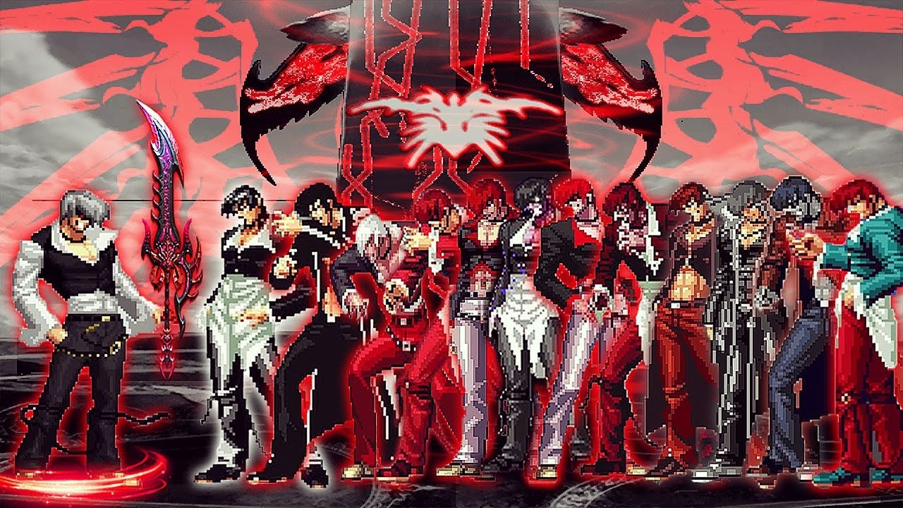 [KOF Mugen] Dimensity Vs 12 Orochi Iori Yagami Team | 1 Vs 12