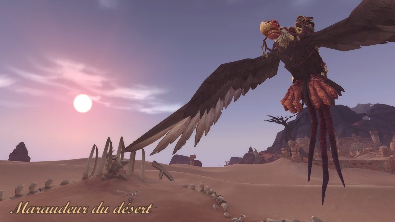 Elite monture wow Maraudeur du d&eacute;sert (Waste Marauder)