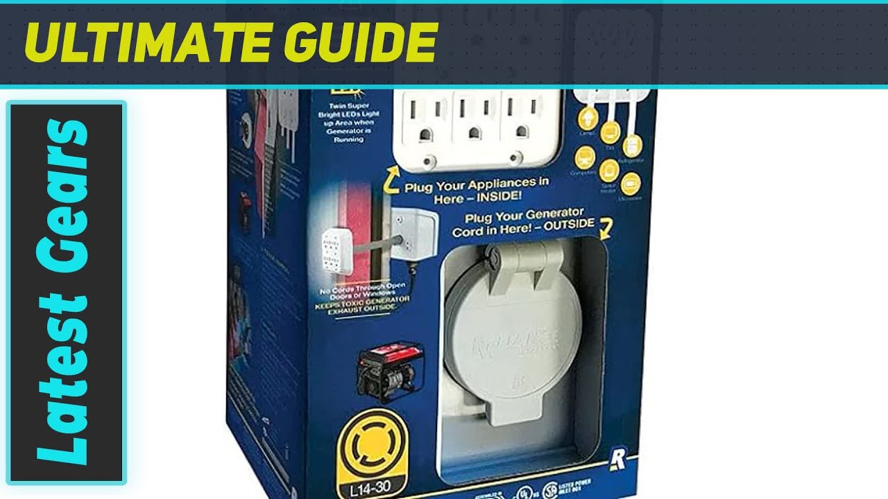 Reliance Control Corporation WKPBN30 Portable Generator Through-The-Wall Power Transfer Kit: