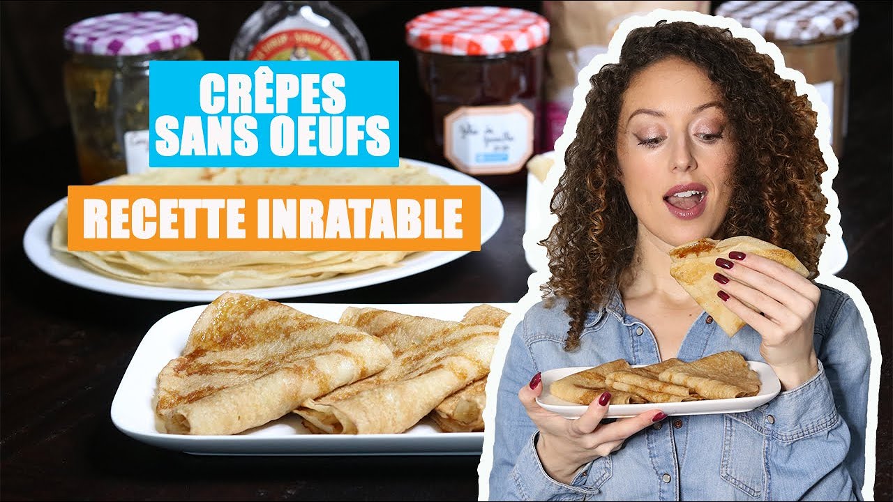 Comment faire des CREPES sans œufs et sans lactose (recette française)
