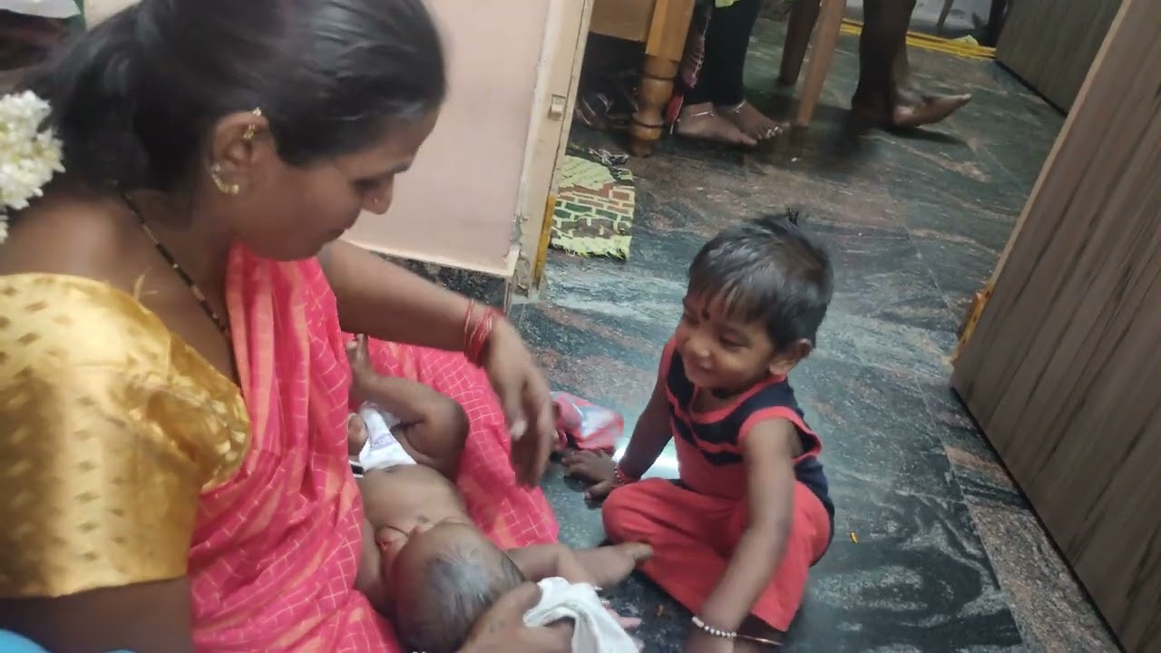 my baby and my son kissing funny vlog