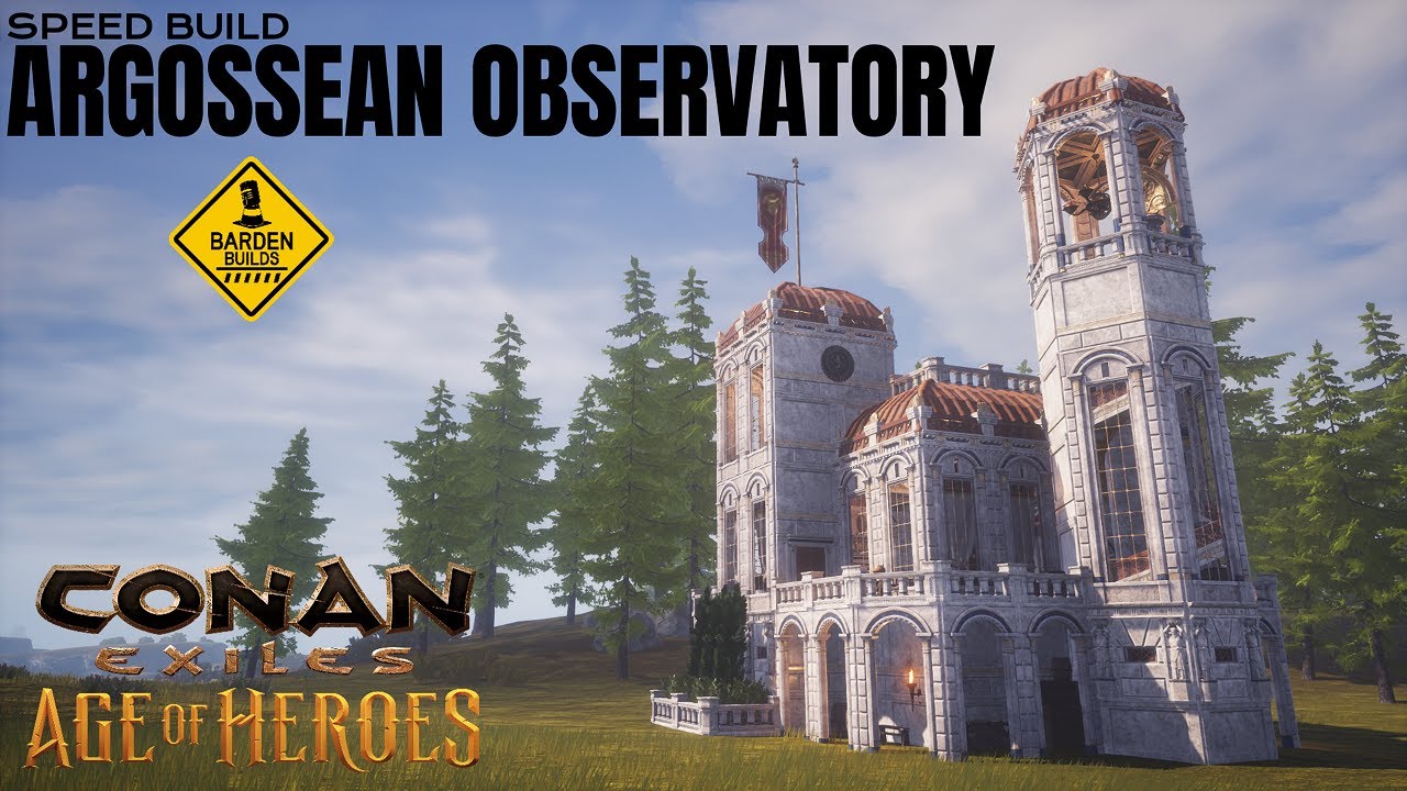 Conan Exiles: Argossean Observatory (Speed Build/ No Mods)