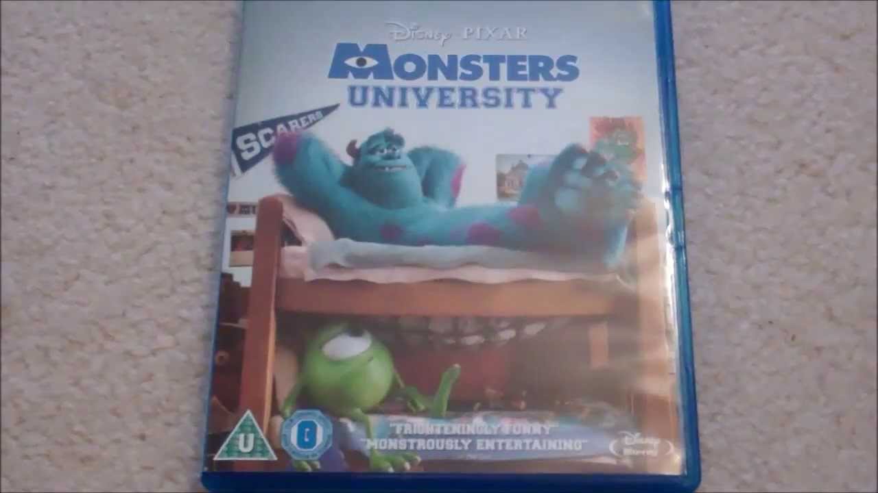 Monsters University Blu Ray Unboxing