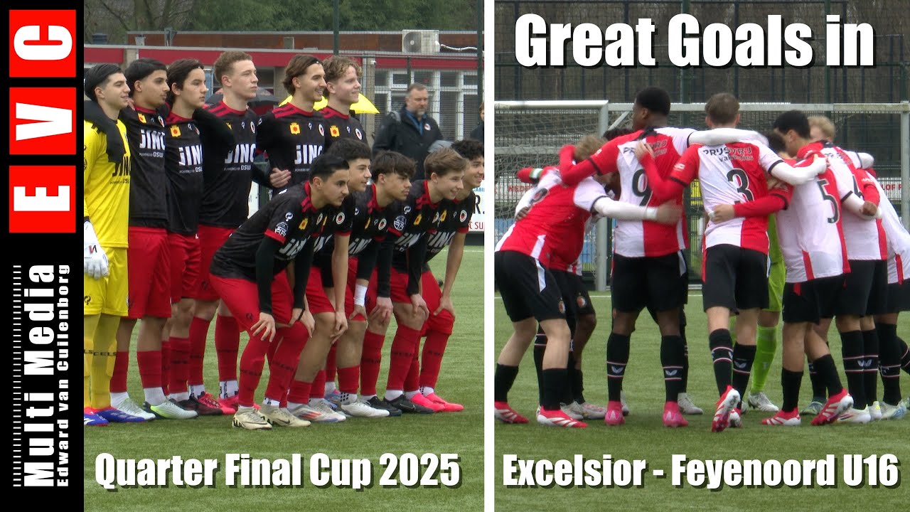Great Goals in Quarter Final Dutch Cup 2025 | Excelsior - Feyenoord U16