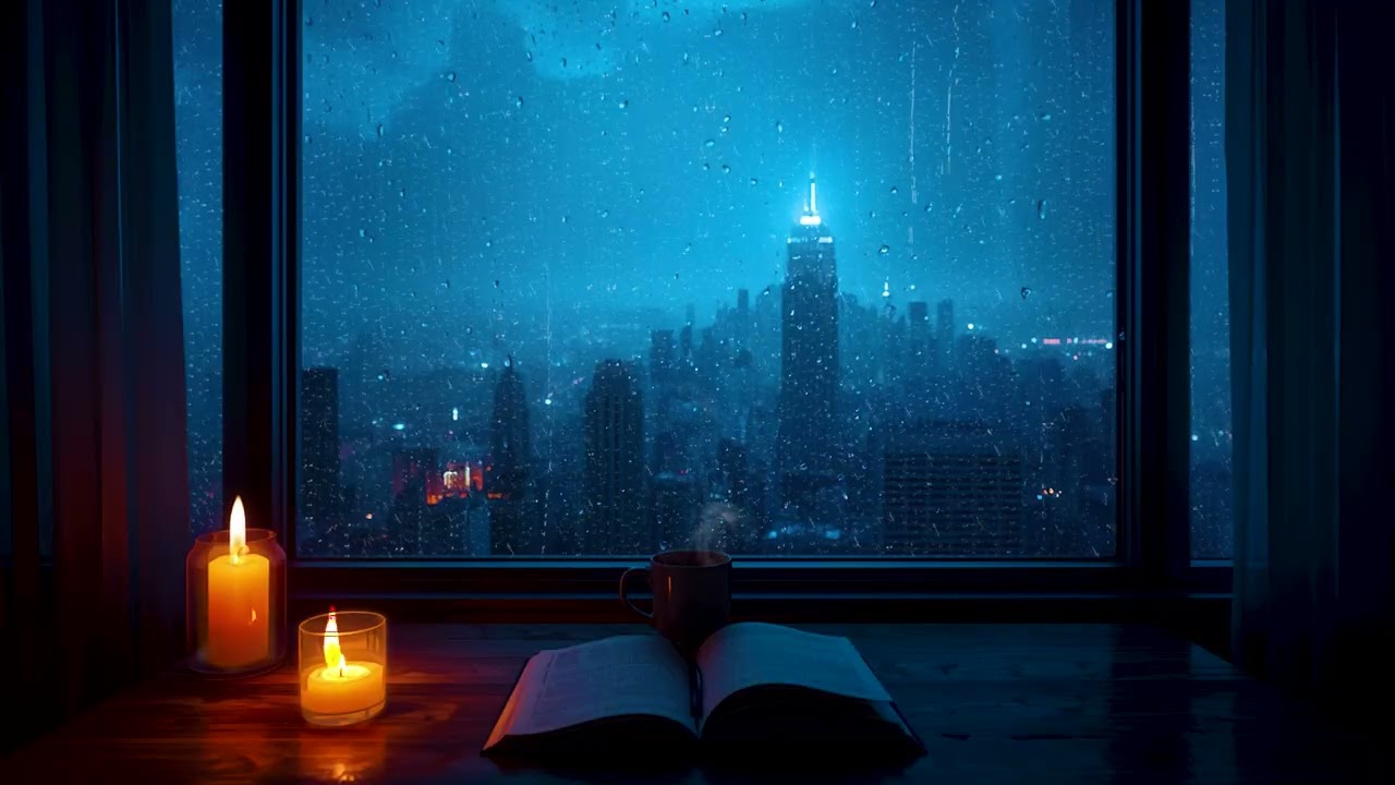 4 AM SOLITUDE 🌑 Cold Blue Ambient Soundscape for Deep Work