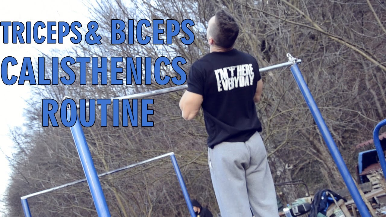 Calisthenics Arms Workout Routine (Biceps+Triceps) Street Workout