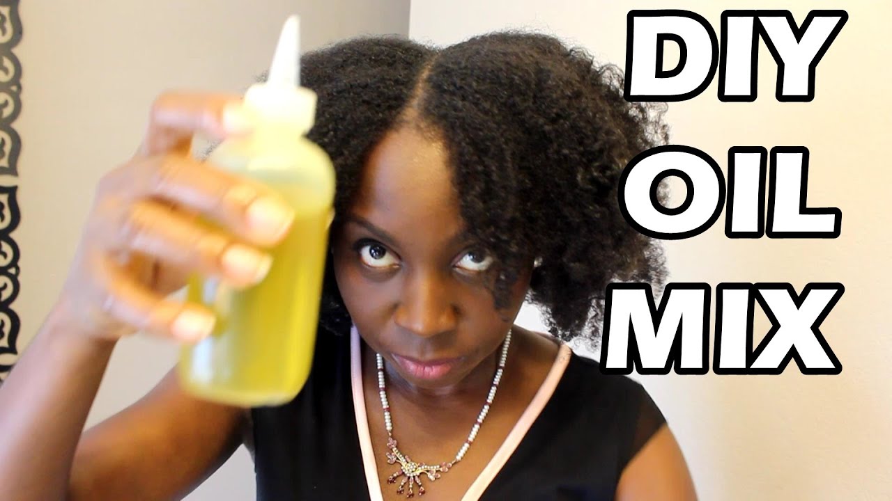 DIY Hair Oil Mix | Natural Hair Oil #naturalhair #hairgrowth