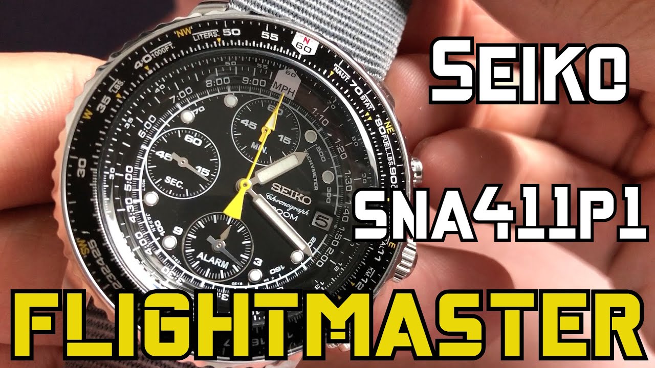 Seiko Flightmaster SNA411 en espa&ntilde;ol. Reloj legendario por menos de 200&euro;