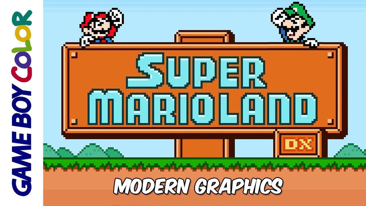 [Longplay] GBC - Super Mario Land DX [Hack] [100%, Modern Graphics] (4K, 60FPS)