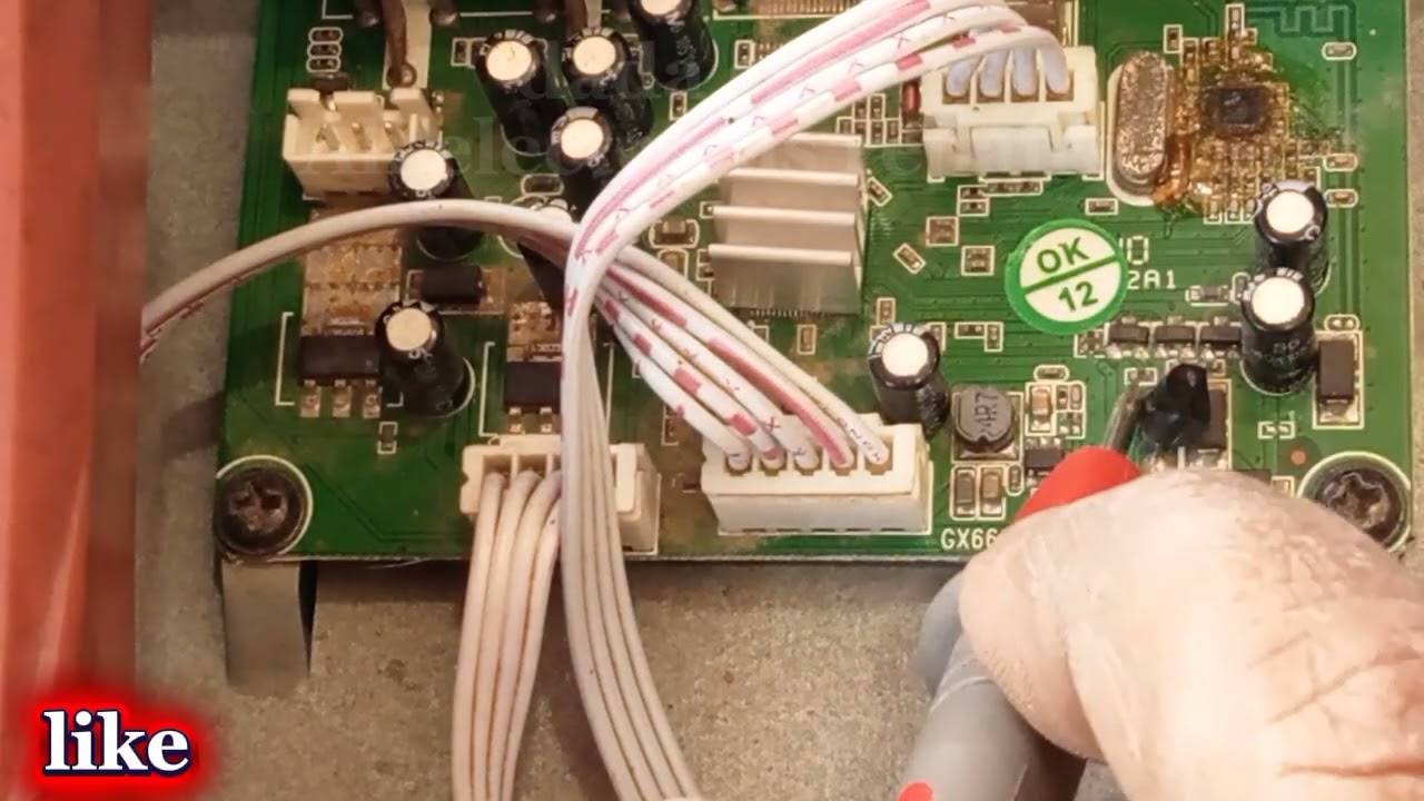 GX 6605 V H Fault Repair complete tutorial Hindi Urdu dada sain All electronis repairs 