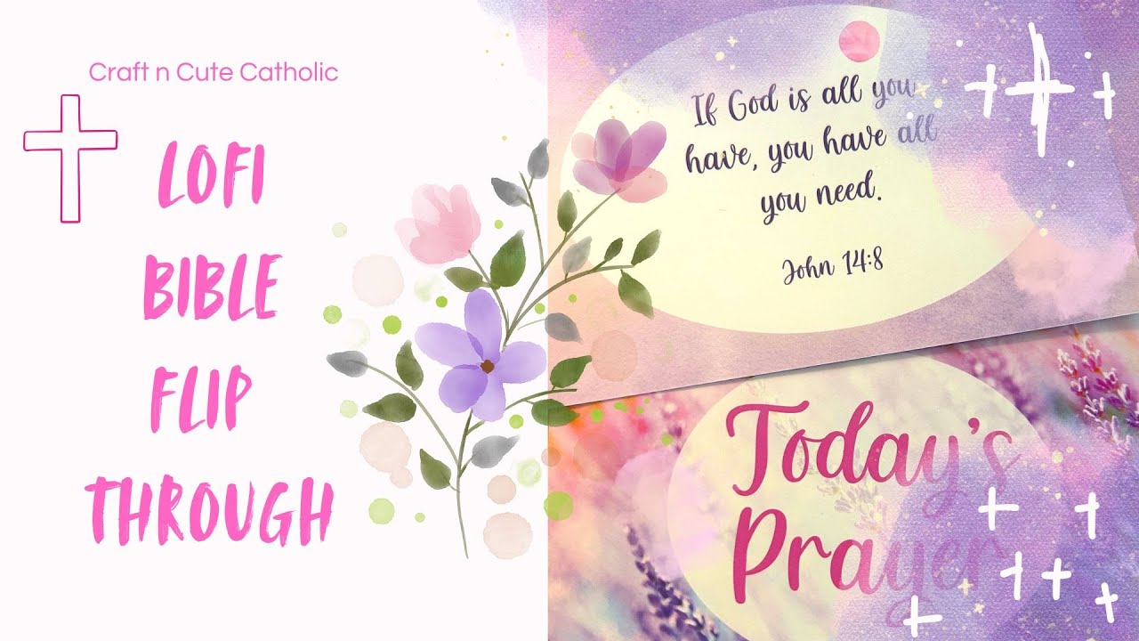Bible Flip-Through with Lo-Fi Vibes: A Catholic Mom’s Journey