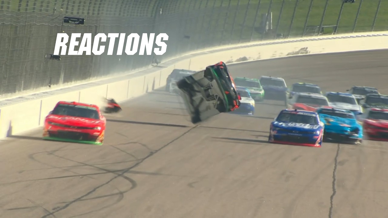 Carson Kvapil Flip | 2026 O'Reilly Series Kansas Reactions