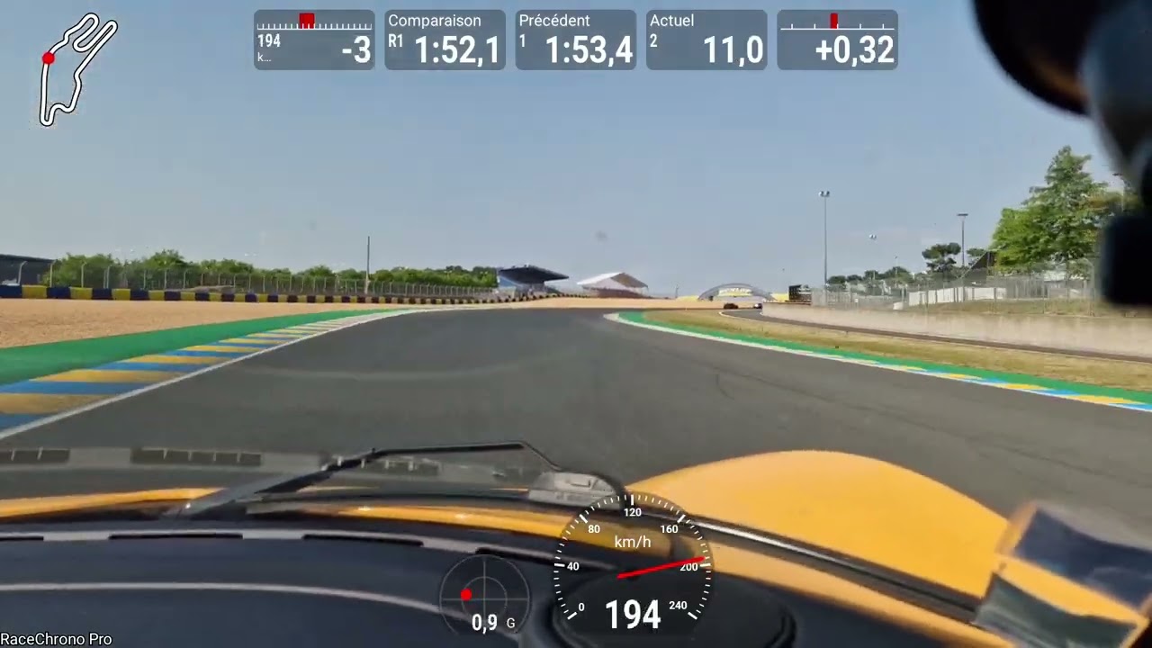 LOTUS Exige V6 IPS EX460 circuit Bugatti Le Mans 19/06/2022 (Best lap 1’’52’1)