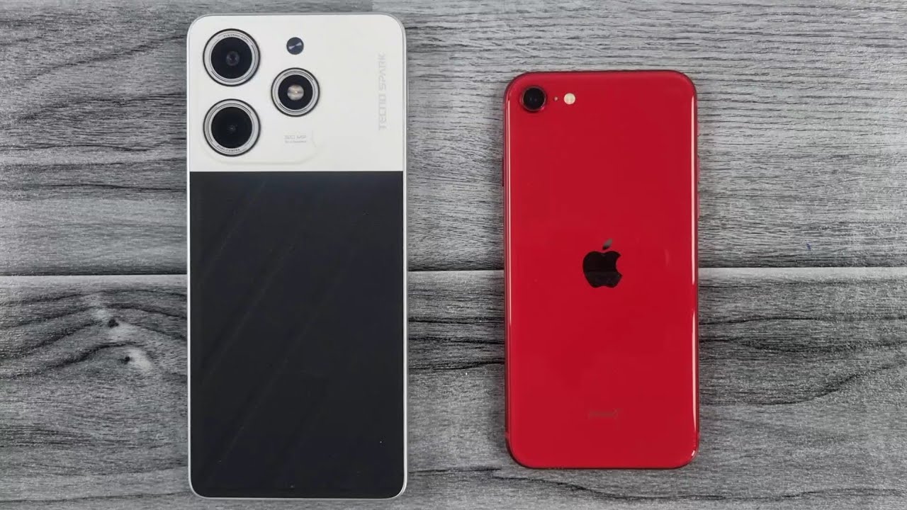 iPhone SE 2020 Vs Tecno Spark 10 Pro