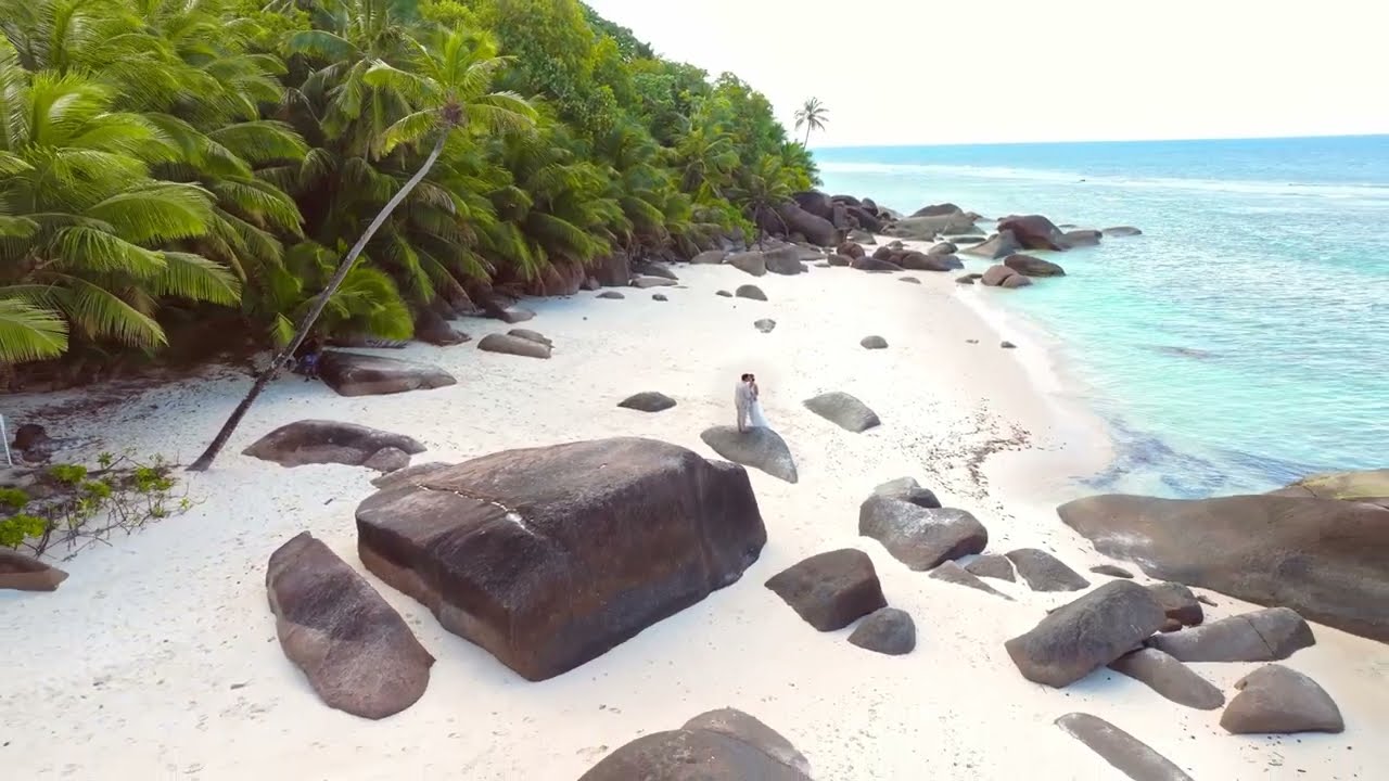 Veronika & Vincenzo's Unforgettable Wedding Highlights | Silhouette Island | 4K