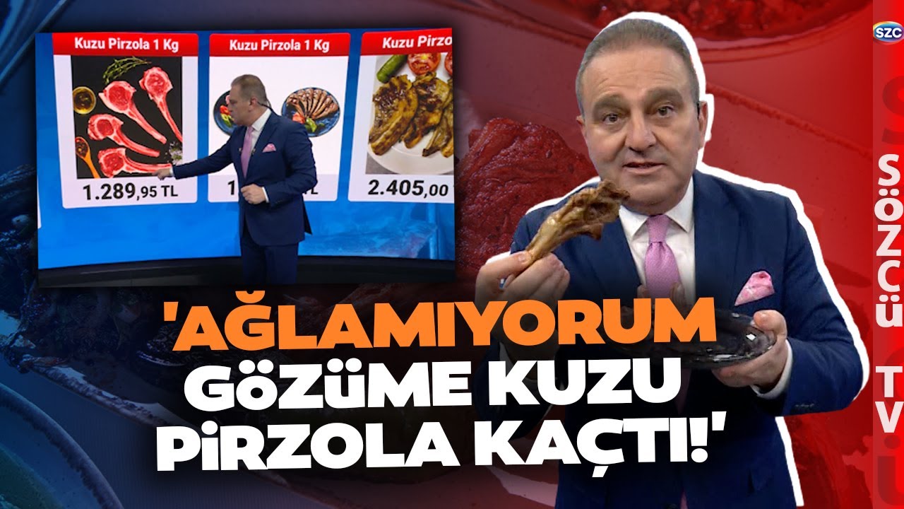 Ekrem Açıkel Canlı Yayında Pirzola Yedi! Tarihi Anlar! 'Ağlamıyorum Gözüme Kuzu Pirzola Kaçtı'