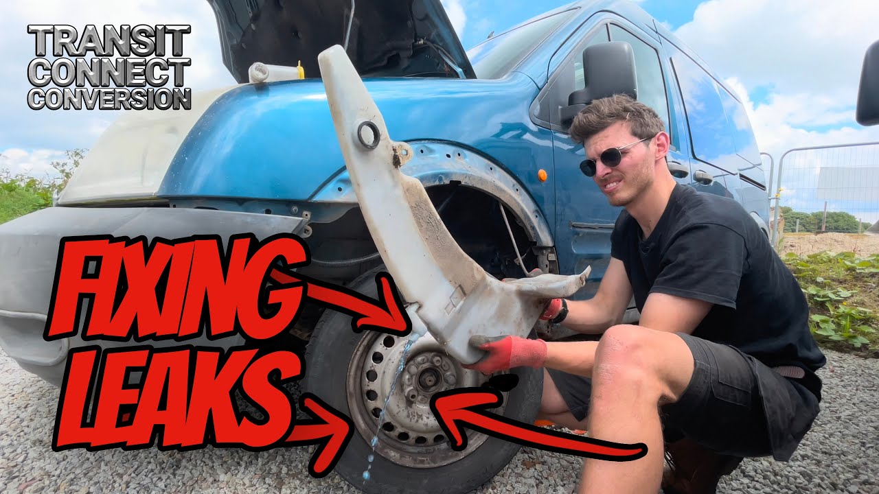 FIXING ANNOYING LEAKS! | Ford Transit Connect Van Conversion