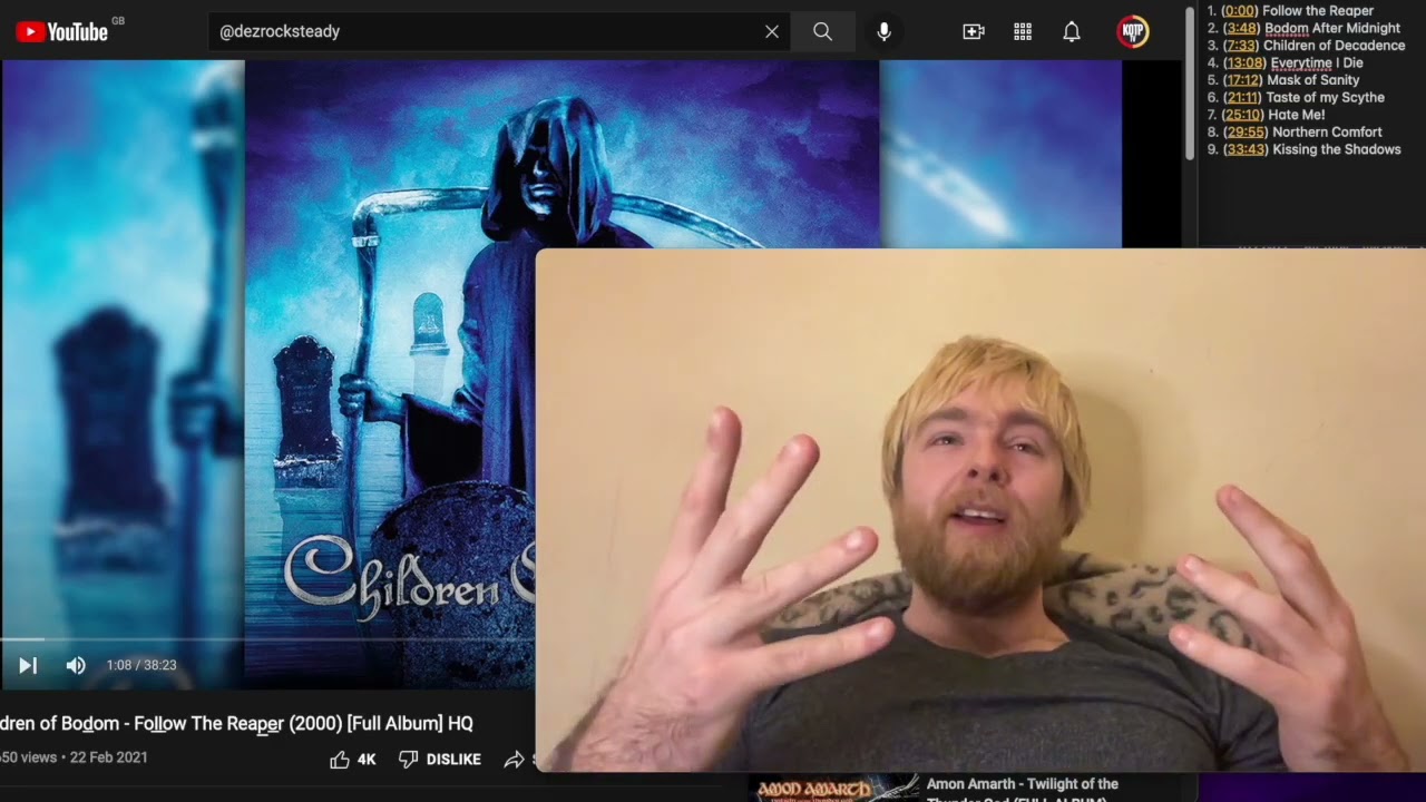 Children Of Bodom - Follow The Reaper |First Listen/Reaction