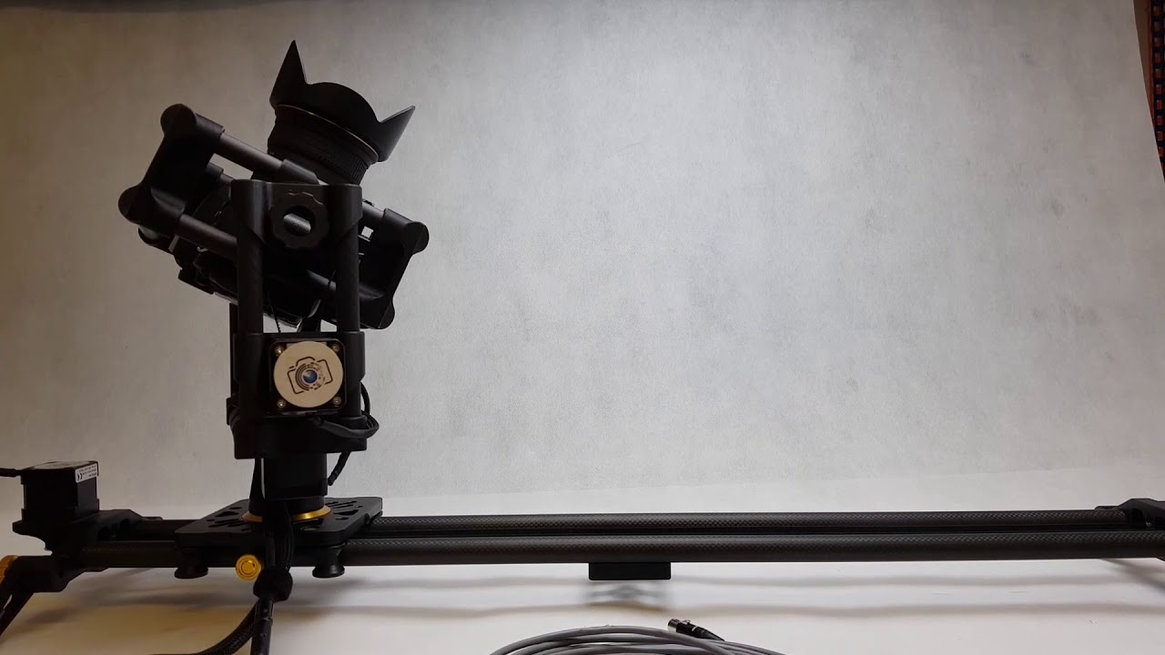 Einfacher Slider mit CAMdriver Tilt Pan Kopf und PureMoco Steuerung