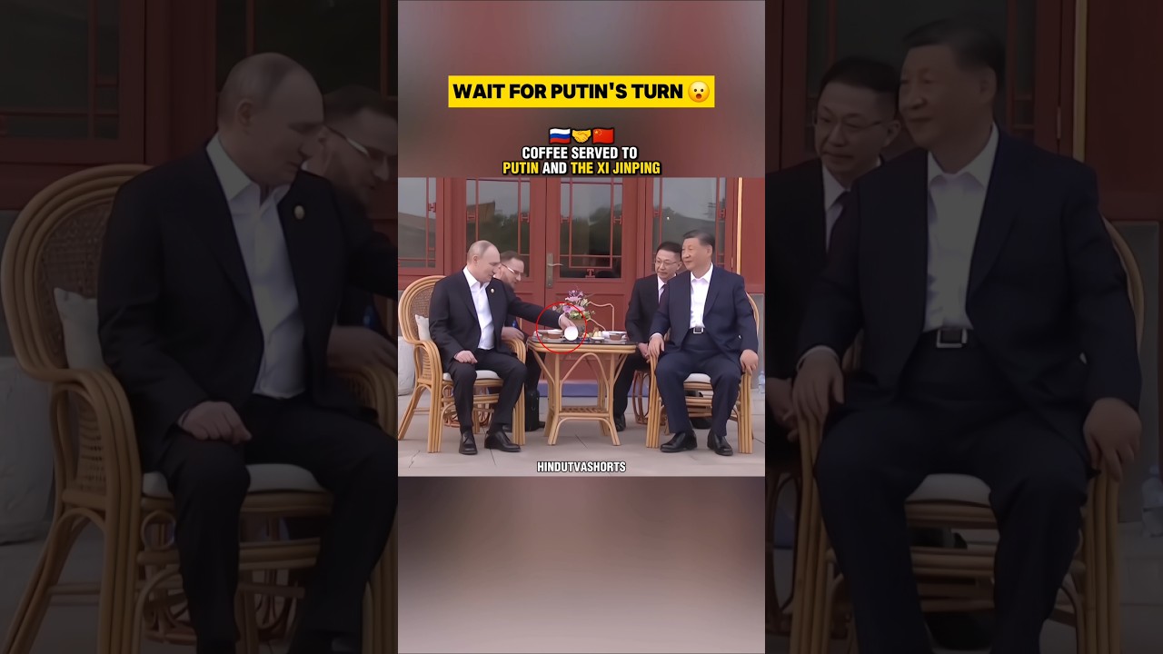 Trump Refuses Coffee 🤨 Then Putin 😳☕