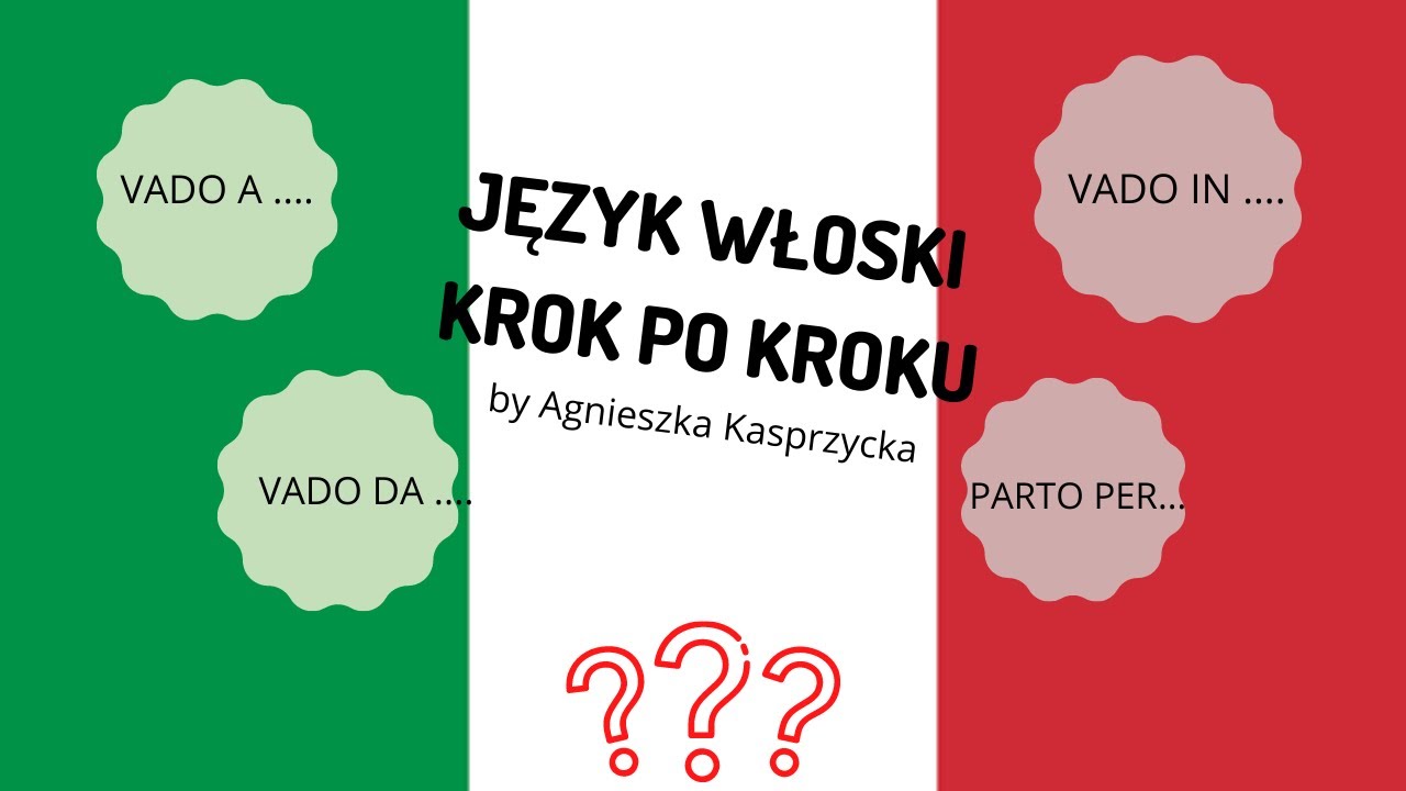 JĘZYK WŁOSKI KROK PO KROKU by Agnieszka Kasprzycka lezione 17 preposizioni przyimki LALALINGUA