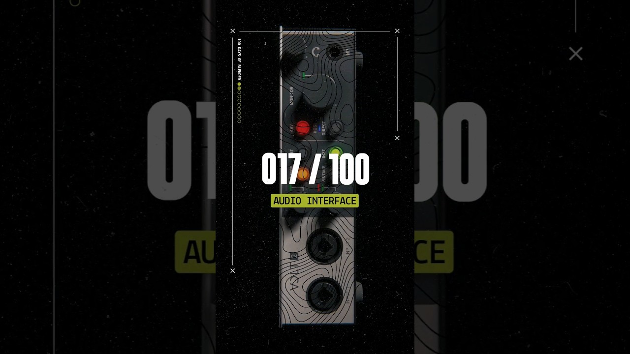 AV Equipment Blender Product Animation [017/100]