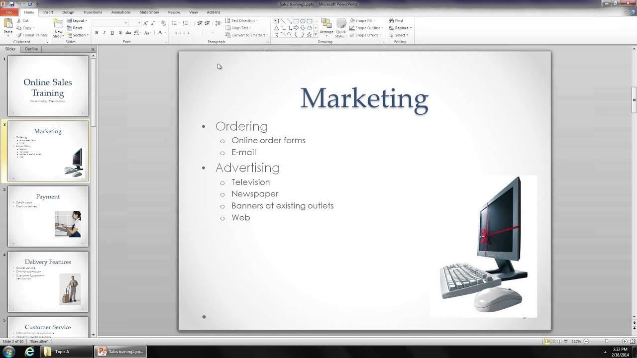 MS Office PowerPoint - JCCC Technical Training