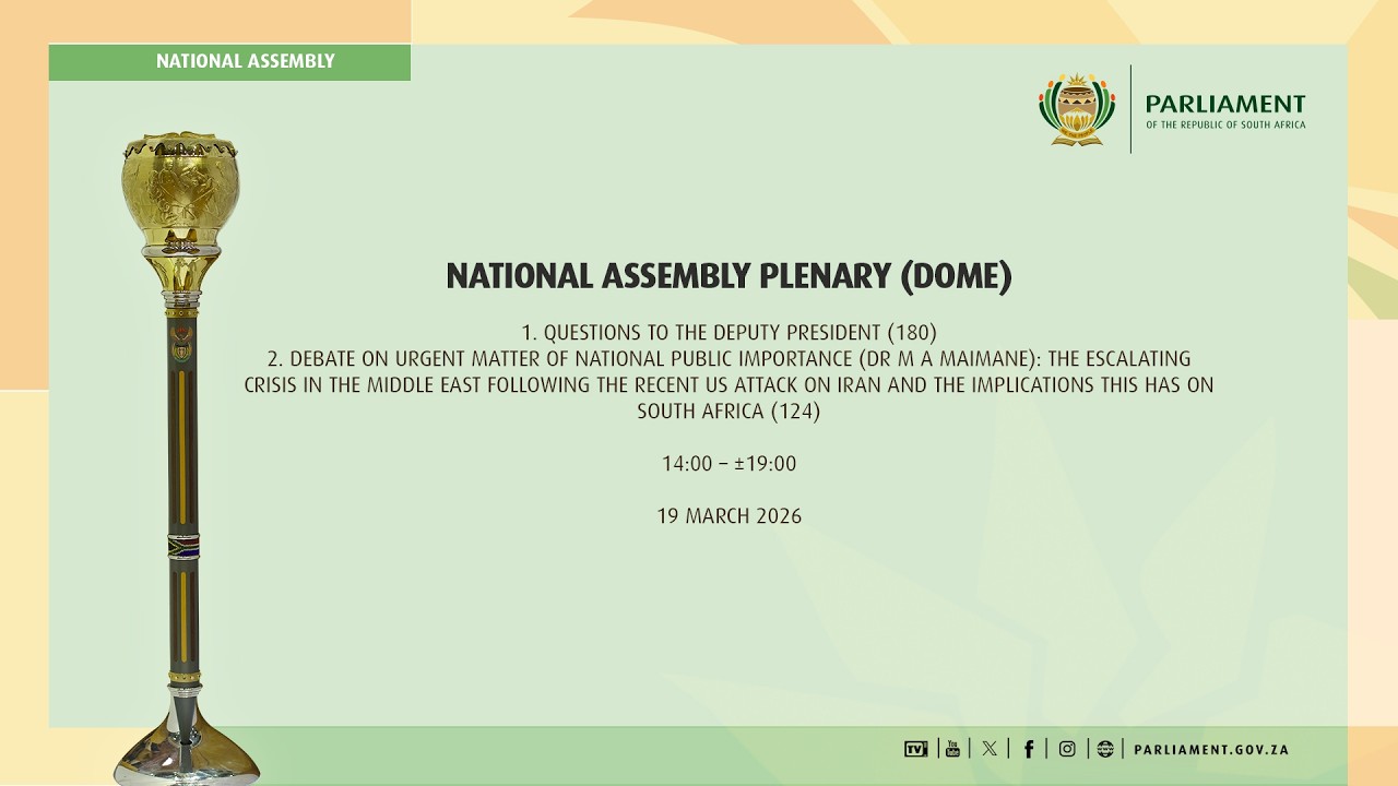 National Assembly Plenary, 19 March 2026