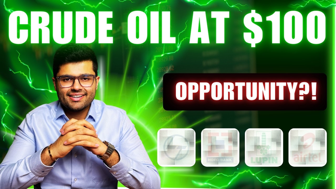 Crude Oil Above $100: Which Indian Sectors Are SAFE? | Portfolio Protection Strategy 2025