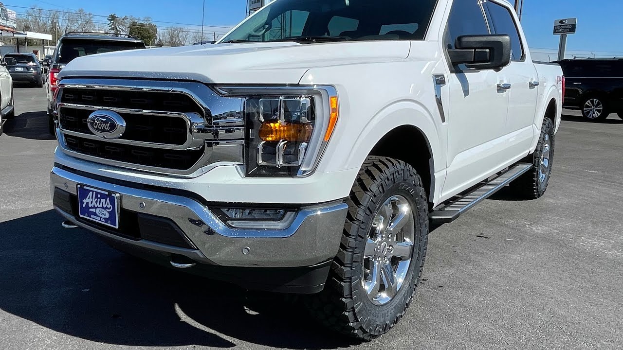 LEVELED on 35s! 2021 Akins Ford F-150 XLT Covert Edition