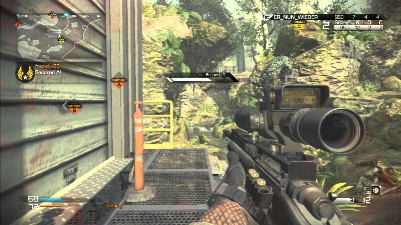Call of Duty: Ghosts | Sniping gameplay 30-12 Prison Break