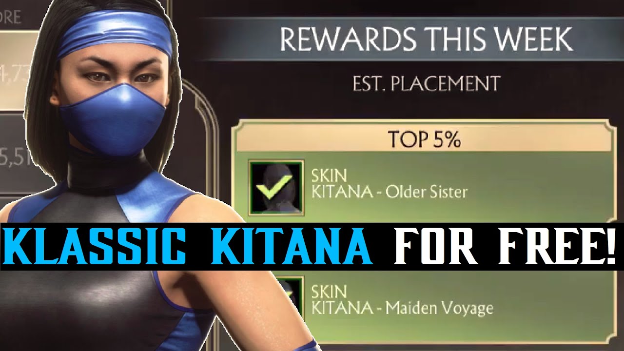Klassic MK2 Kitana (Black variant) for FREE!