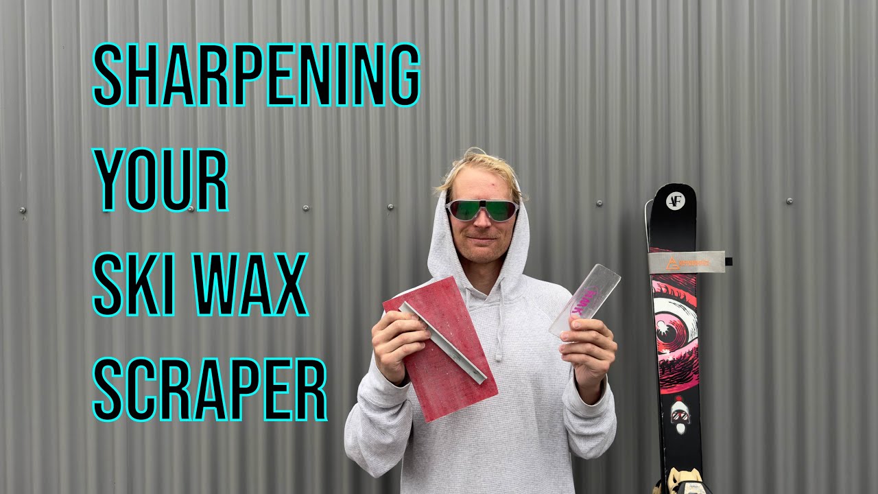 How to sharpen your ski wax scraper