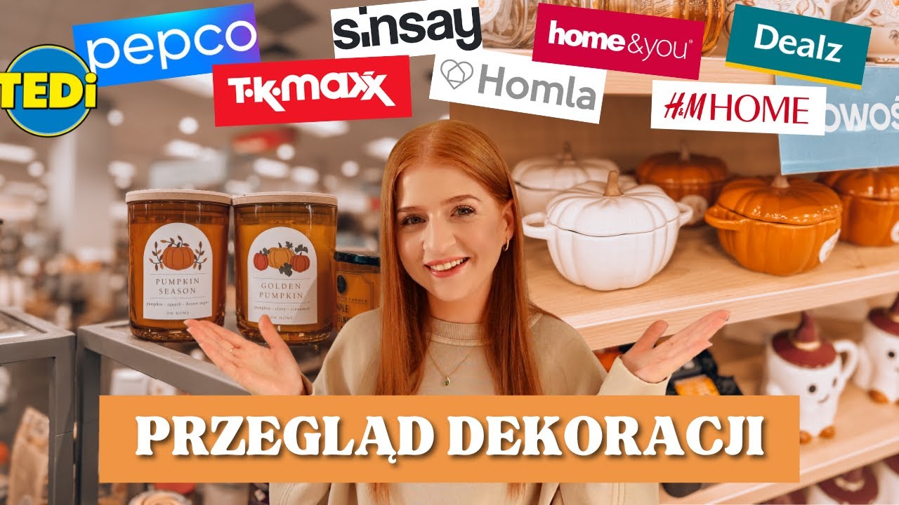 PRZEGLĄD JESIENNYCH DEKORACJI🎃🍁 | TEDI, KIK, PEPCO, SINSAY, H&M HOME, HOME&YOU🍁