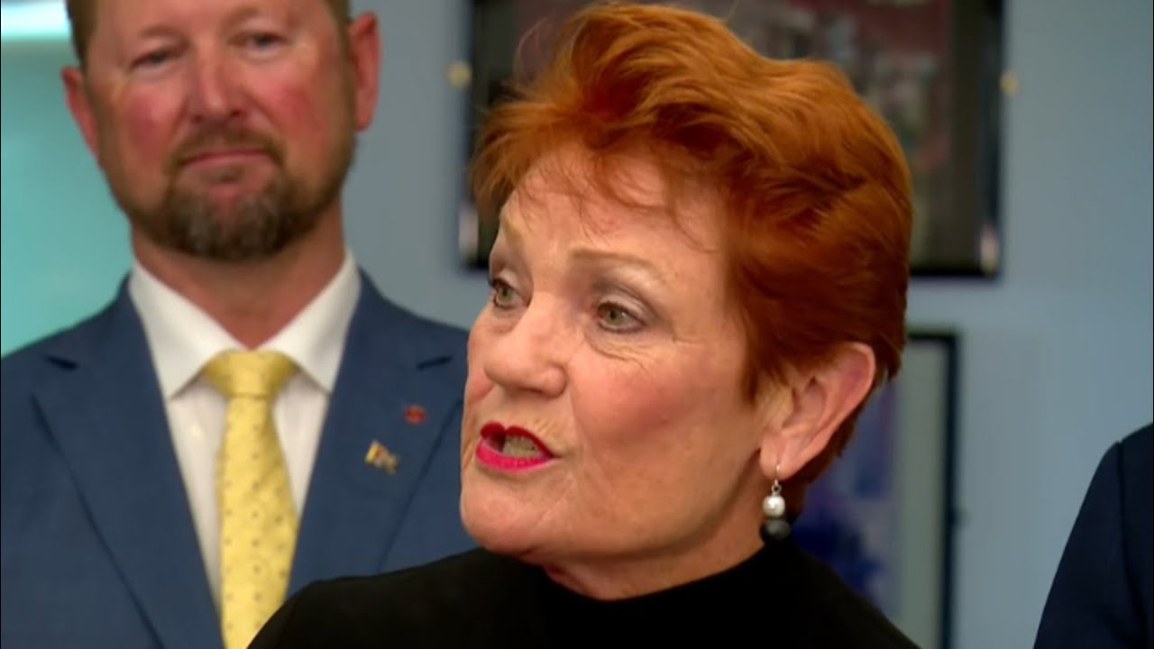 Pauline Hanson odpowiada reporterowi na niestosowne pytanie