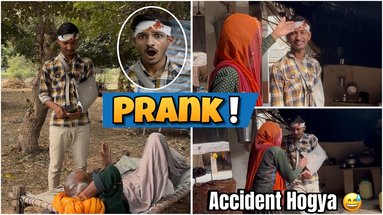 Fake Accident Prank On Family 😱 Sab gali dene lag gye 😡 