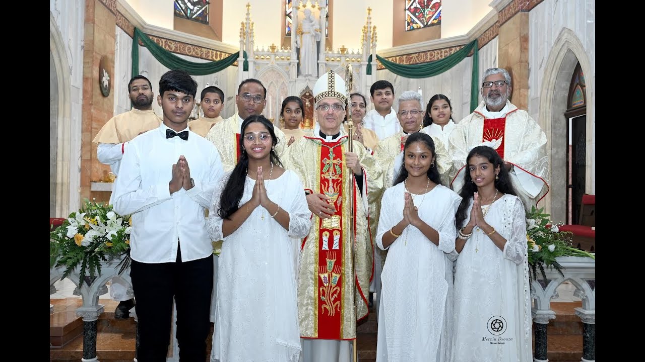 Celebration  of the Sacrament of Confirmation  Israel - Holy Mass by  Most. Rev. Rafic Nahra