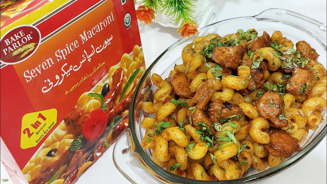 Seven Spice Chicken Macaroni Recipe By Dua Ka Kitchen