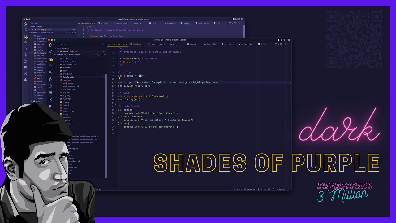 Why Millions of Developers are using Shades of Purple Code Theme 🦄