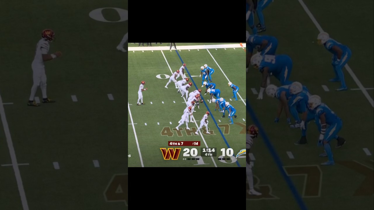 Jayden Daniels 4th DOWN touchdown to Deebo Samuel to ice the game! #HTTR #HTTC