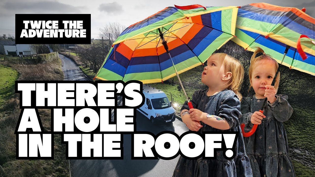 HOLE IN THE ROOF! 🛠️ Installing Windows, Skylights & More (Van Build with Twins)